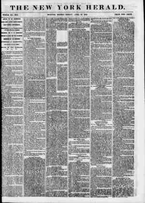 The New York Herald sayfa 1