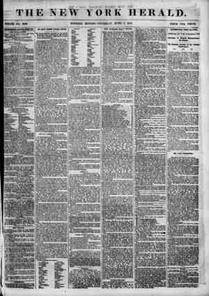 The New York Herald sayfa 1