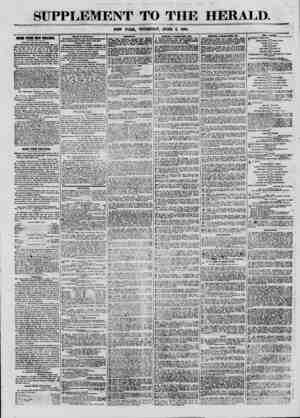 SUPPLEMENT TO NEW YORK, THURSDAY, THE HERALD. JUNK 2, 1864. NEWS FROM NEW ORLEANS. Arrival mt Ut CAbftwbh. TIM Culled Slates