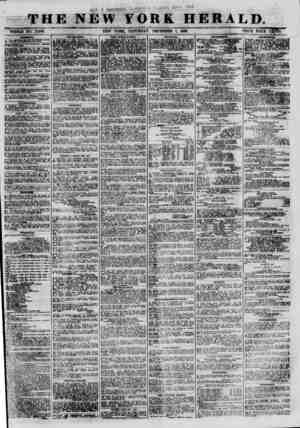  .1 n THE NEW YORK HERALD. WHOLE NO. 11,050. NEW YORK, SATURDAY. DECEMBER 1, 1866. PRICE FOUR CJ A B. '<:-??? WILLBll PAID...