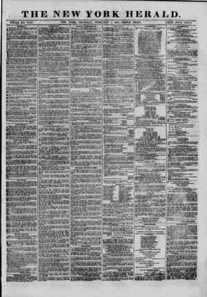  THE NEW YORK HERALD. WHOLE NO. 11,118. NEW YORK, THURSDAY, FEBRUARY 7, 1867.-TRIPLE SHEET. PRICE FOUR CENTS. ,v.r PERBOWAL. A