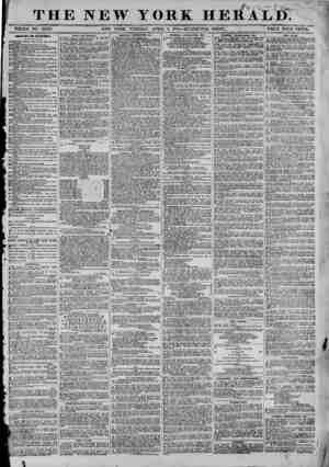  THE NEW YORK HERALD. WHOLE NO. 13,372. ' ' NEW YORK, TUESDAY, APRIL 1, 1873? QUADRUPLE SHEET. ? PRICE FOUR CENTS. DIRECTORY