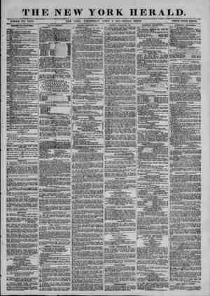 THE NEW YORK HERALD. WHOLE NO. 13,373. NEW YORK, WEDNESDAY, APRIL 2, 1873.-TR1PLE SHEET. PRICE FOUR CENTS. DIRECTORY FOR...