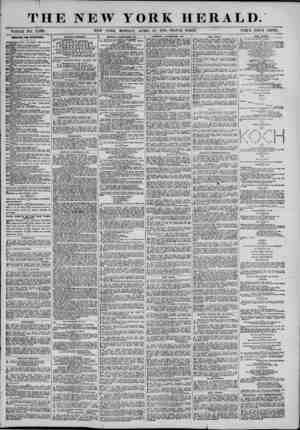 THE NEW YORK HERALD. r WHOLE NO. 13^9. NEW YORK, MONDAY, APRIL 28, 1873.-TR1PLE SHEET." PRICE FOUR CENTS. DIRECTORY FOR ADf