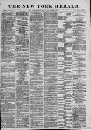 THE NEW YORK HERALD. WHOLE NO. 13,406. NEW YORK, MONDAY, MAY 5, 1873.-TR1PLE SHEET. PRICK FOUR CENT& DIRECTORY FOR...