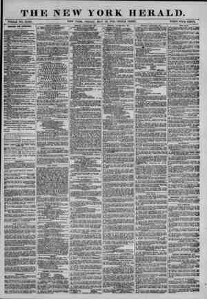  THE NEW YORK HERALD. ' i WHOLE NO. 13,424. NEW YORK, FRIDAY, MAY 23. 1873.-TR1PLE SHEET. PRICE FOUR CENTS~ DIRECTORY FOR...