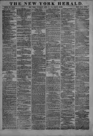  THE NEW YORK HERALD. WHOLE NO. 14,495. NEW YORK. SATURDAY, APRIL 29, 1876.-TRIPLE SHEET. PRICE FOUR CENTS. DIRKCTOKY FOH...