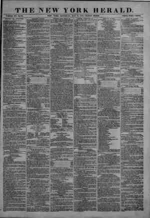  THE NEW YORK HERALD. WHOLE NO. 14,502. NEW YORK. SATURDAY, MAY C, 1876.-TRIPLE SHEET. PRICE FOUR CENTS liLKKUiuitr run auv