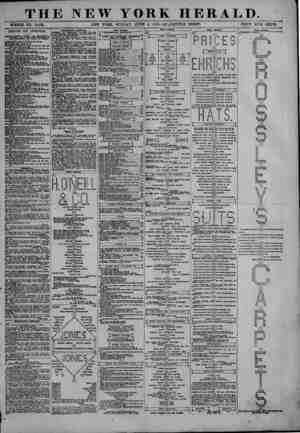  THE NEW YORK HERALD. WHOLE NO. 14,531. NEW YORK, SUNDAY, JUNE 4, 1876-QUADRUPLE SHEET. PRICE FIVE CENTS. DIRECTORY FOR...
