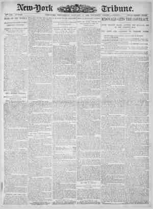 New York Tribune Newspaper January 17, 1900 kapağı