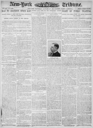 New York Tribune Newspaper January 27, 1900 kapağı