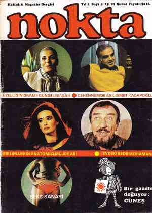 Nokta Dergisi 15 Şubat 1982 kapağı