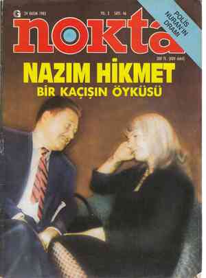 Nokta Dergisi 24 Kasım 1985 kapağı