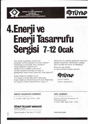  T.C. ENERJİ VE TABİİ KAYNAKLAR BAKANLIĞI ENERJİ TASARRUFU KOORDİNASYON KURULU BAŞKANLIĞI 4.Enerji ve İNDEKS Enerji Tasarrufu