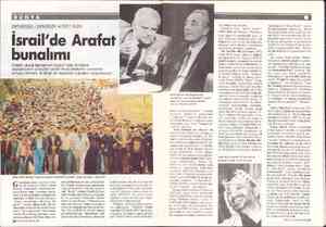  ORTADOĞU / DENGELER ALTÜST OLDU İsrail'de Arafat Filistin Ulusal Meclisi'nin Cezayir'deki birle_şme_ toplantısının sonuçları