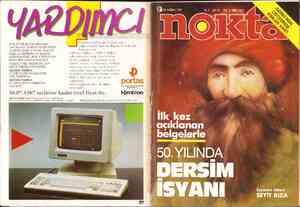 Nokta Dergisi 28 Haziran 1987 kapağı