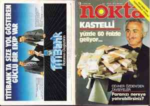 Nokta Dergisi 5 Temmuz 1987 kapağı