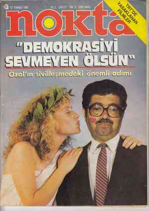 Nokta Dergisi 12 Temmuz 1987 kapağı