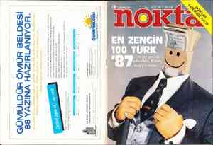 Nokta Dergisi 16 Ağustos 1987 kapağı