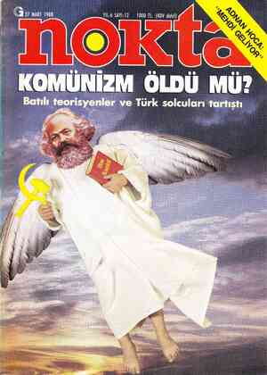 Nokta Dergisi 27 Mart 1988 kapağı