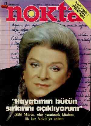Nokta Dergisi 5 Haziran 1988 kapağı