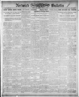 Norwich Bulletin Newspaper 4 Şubat 1909 kapağı
