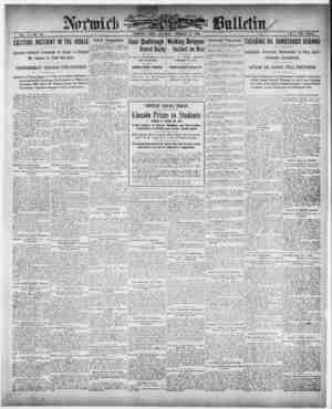 Norwich Bulletin Newspaper 6 Şubat 1909 kapağı