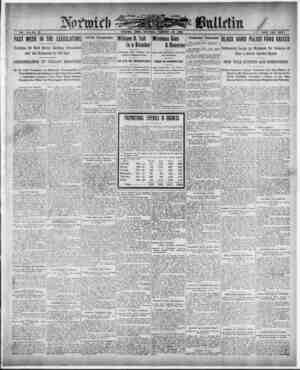 Norwich Bulletin Newspaper 20 Şubat 1909 kapağı