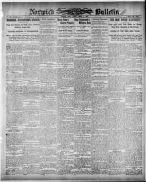 Norwich Bulletin Newspaper 2 Mart 1909 kapağı
