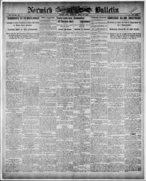 Norwich Bulletin Newspaper 10 Mart 1909 kapağı