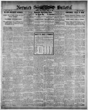 Norwich Bulletin Newspaper 13 Mart 1909 kapağı