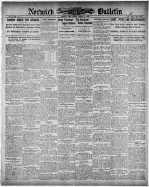 Norwich Bulletin Newspaper 15 Mart 1909 kapağı