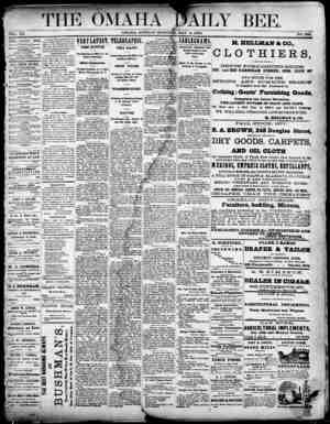 Omaha Daily Bee Newspaper May 4, 1874 kapağı