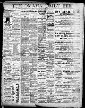 Omaha Daily Bee Newspaper May 5, 1874 kapağı