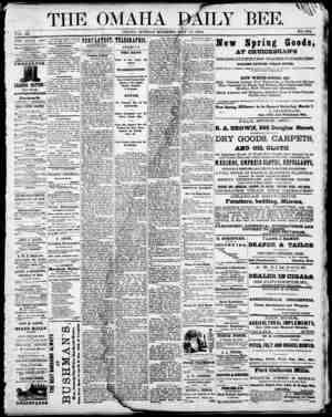 Omaha Daily Bee Newspaper May 11, 1874 kapağı