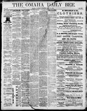 Omaha Daily Bee Newspaper May 12, 1874 kapağı