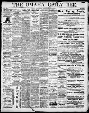 Omaha Daily Bee Newspaper May 13, 1874 kapağı