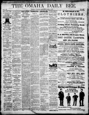 Omaha Daily Bee Newspaper June 2, 1874 kapağı