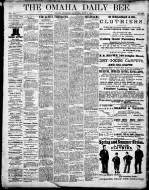 Omaha Daily Bee Newspaper June 4, 1874 kapağı