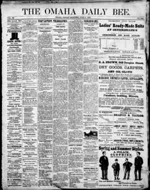 Omaha Daily Bee Newspaper June 5, 1874 kapağı