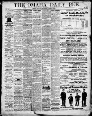 Omaha Daily Bee Newspaper June 15, 1874 kapağı