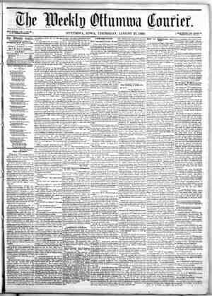 The Weekly Ottumwa Courier sayfa 1