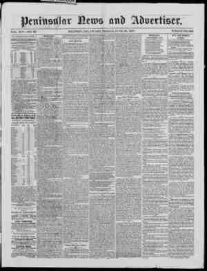 Peninsular News Newspaper June 29, 1877 kapağı