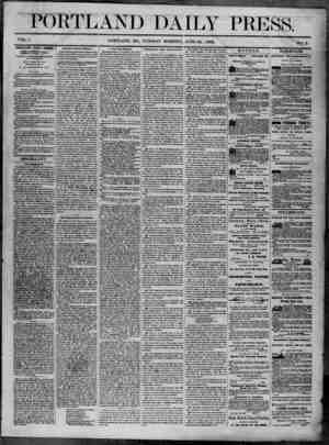 Portland Daily Press Newspaper June 24, 1862 kapağı