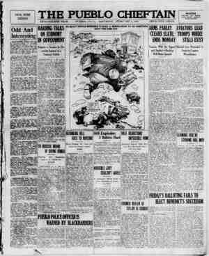 The Pueblo Chieftain Newspaper February 4, 1922 kapağı