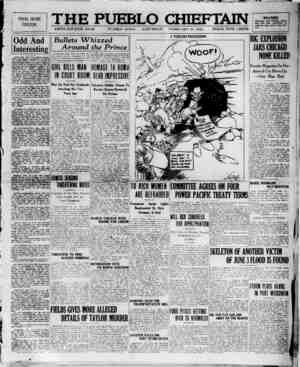 The Pueblo Chieftain Newspaper February 25, 1922 kapağı