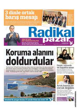 Radikal Gazetesi April 21, 2013 kapağı