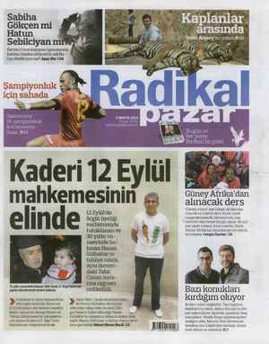 Radikal Gazetesi 5 Mayıs 2013 kapağı
