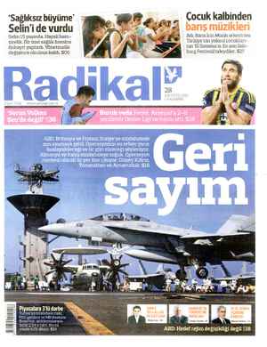 Radikal Gazetesi 28 Ağustos 2013 kapağı