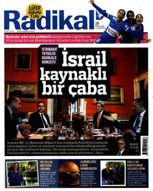 Radikal Gazetesi 19 Ekim 2013 kapağı
